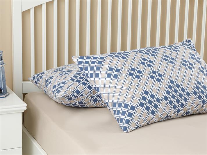 POOL POP Cu Bumbac Cu 2 Piese Față De Pernă 50x70 cm Bleumarin