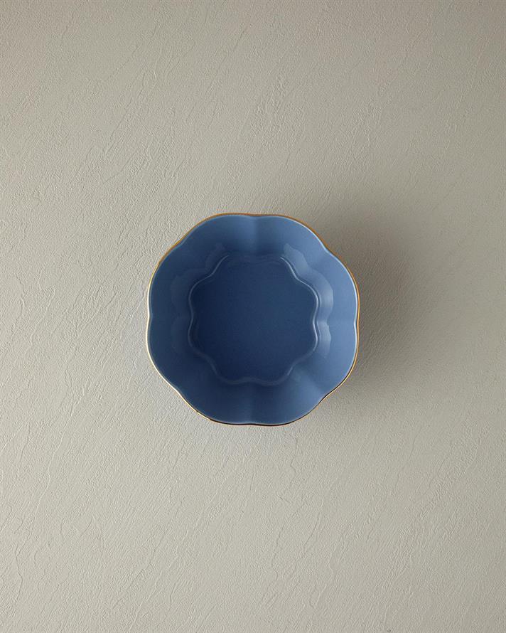 Bol, Pure Flower, portelan, 18 cm, bleu