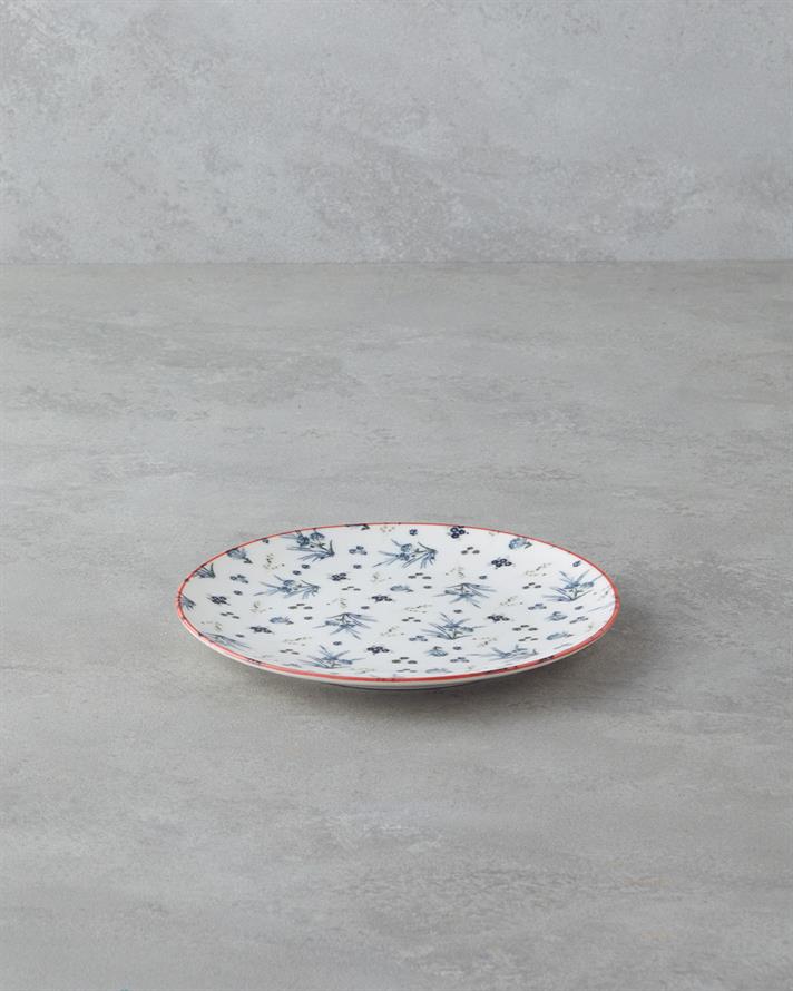 Chimera Porțelan Bone Farfurie De Tort 19 cm Albastru