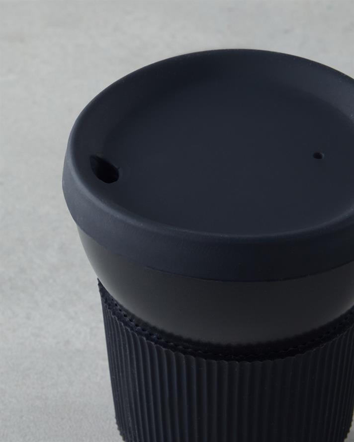 Good Mood Chic Porțelan Cană De Călătorie 350 ml Negru
