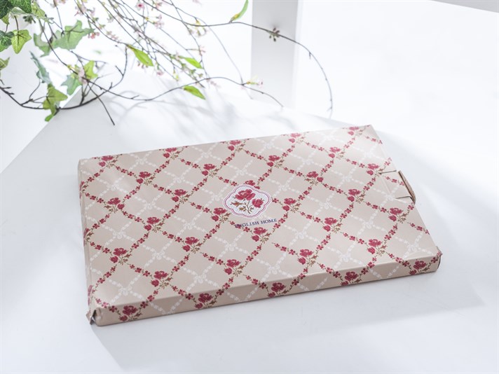 Rose Story Bone China Cheese Plate 28x17 cm Pink