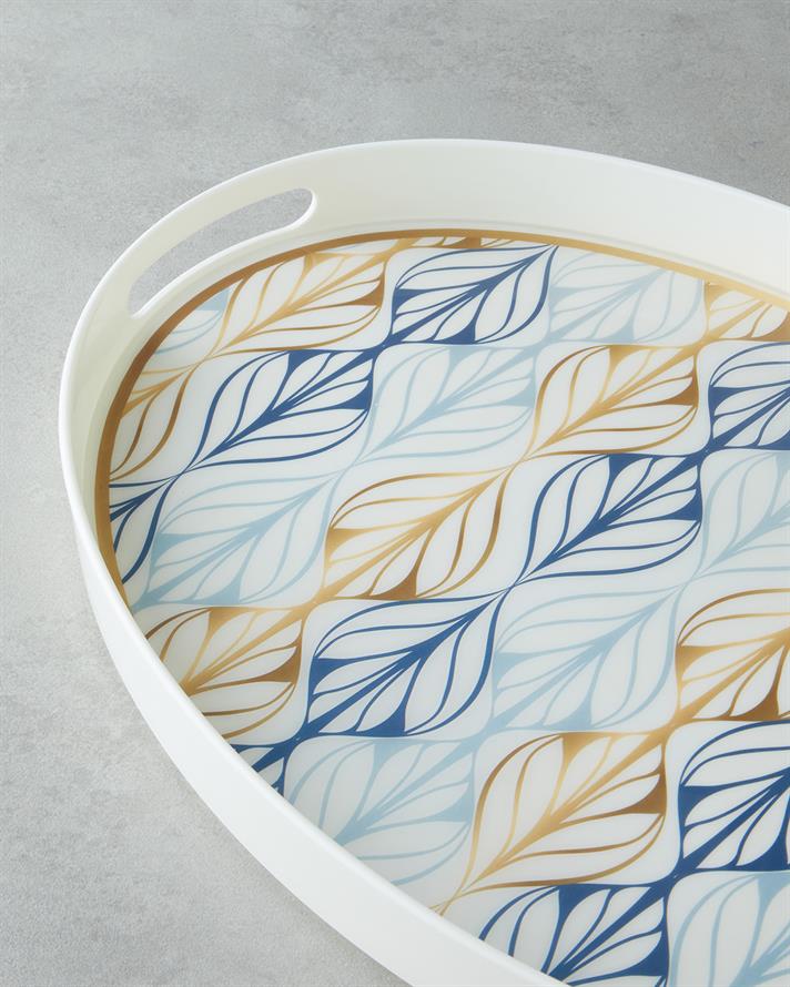 PP Anti-Alunecare Tavă 42x30 cm Bleumarin - Gold