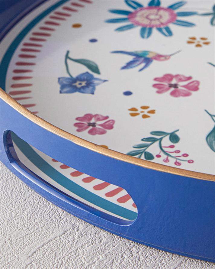 Polipropilenă Tavă 33 Cm Albastru