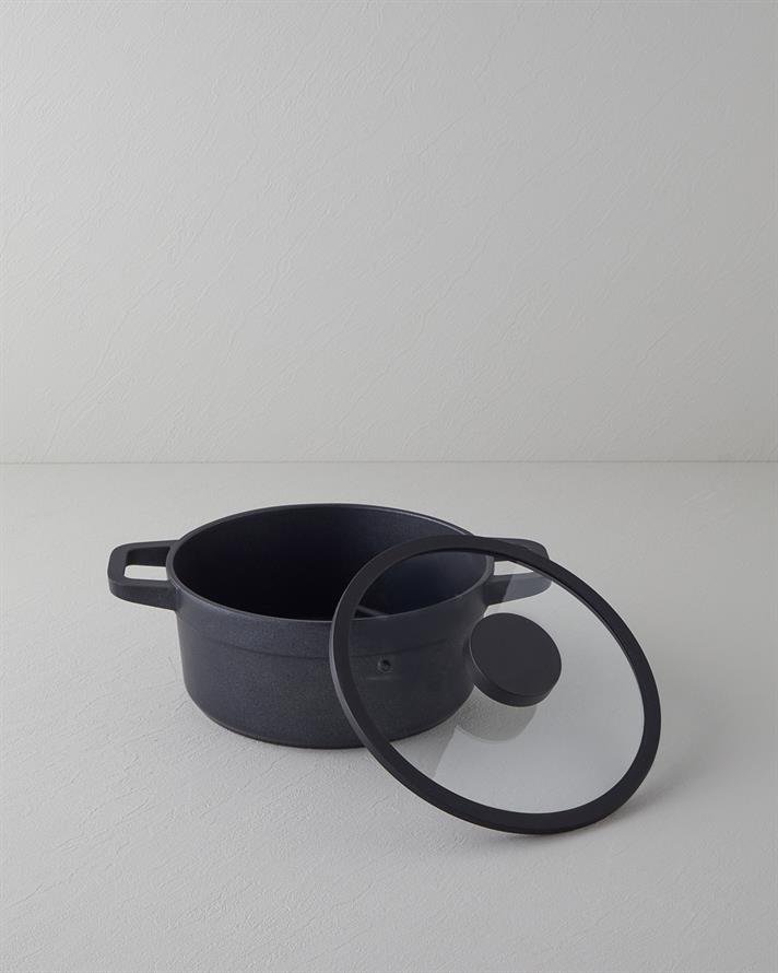 Prime Gusto Premium Adânc Cratiță 24 cm Negru