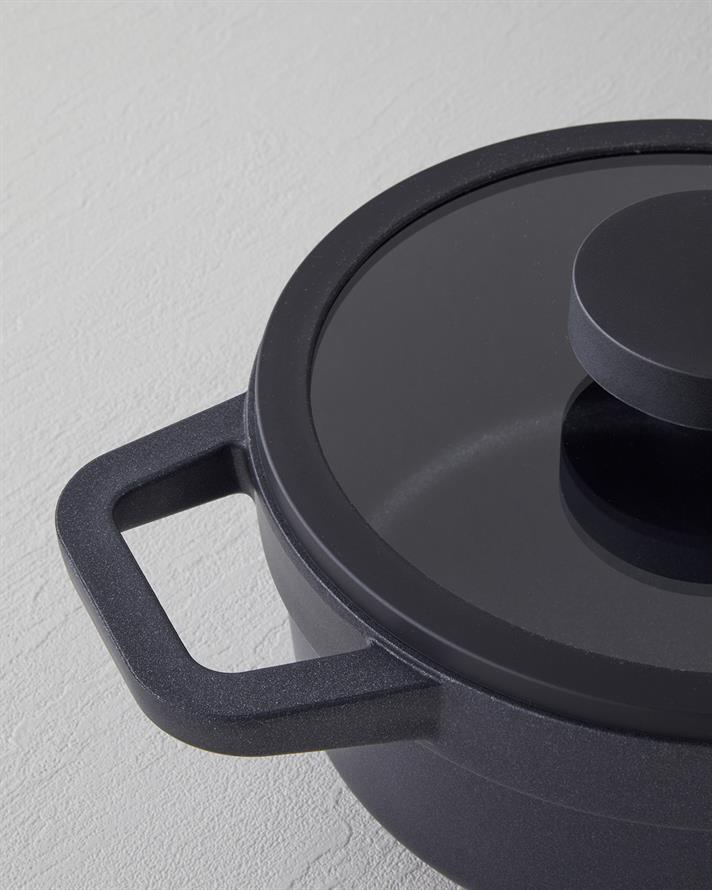 Prime Gusto Premium Adânc Cratiță 24 cm Negru