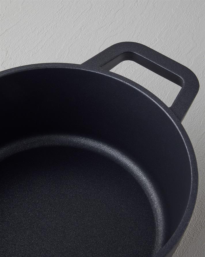 Prime Gusto Premium Adânc Cratiță 24 cm Negru