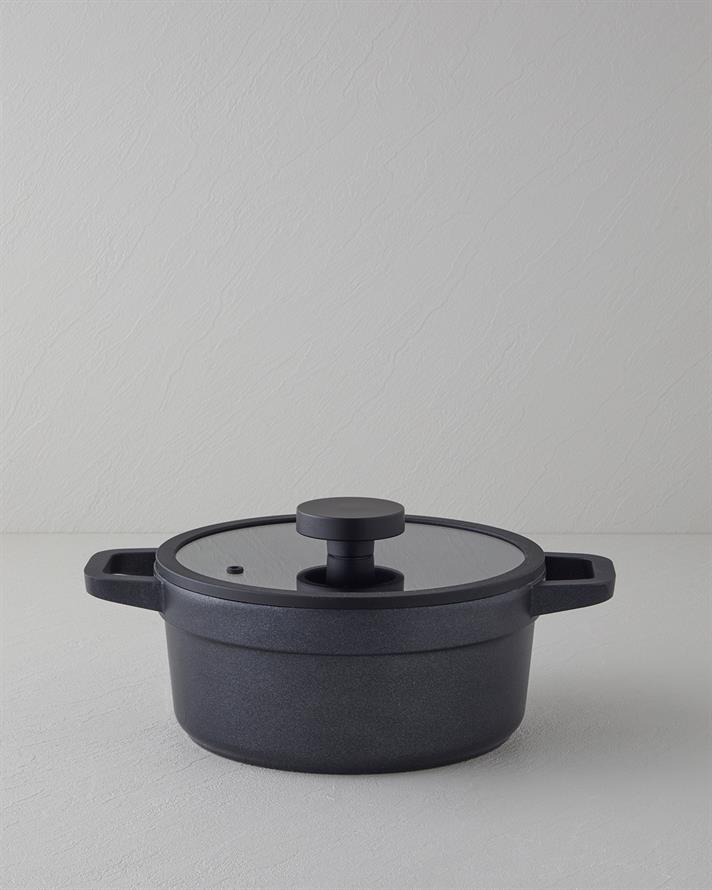 Prime Gusto Premium Adânc Cratiță 24 cm Negru