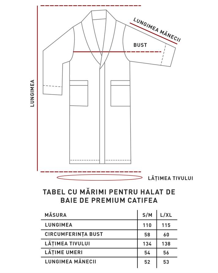 Premium Kadife Halat De Baie Legătură, Bumbac, S-M, Roz