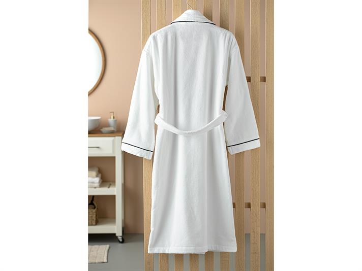 Premium Kadife Halat De Baie Legătură, Bumbac, L-Xl, Roz