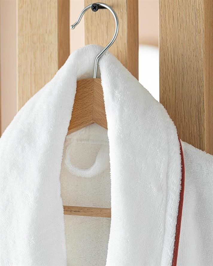 Premium Kadife Halat De Baie Legătură, Bumbac, S-M, Gri-Indigo