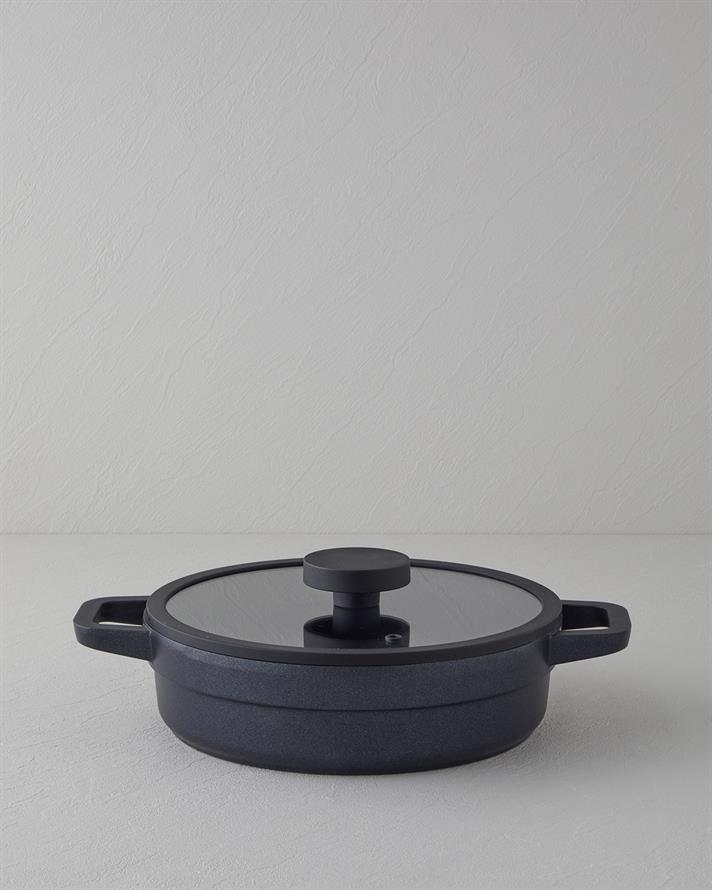 Prime Gusto Premium Puțin Adânc Cratiță 26 cm Negru