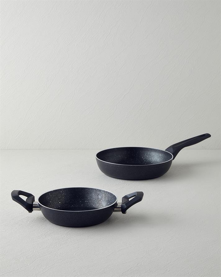 Porto Premium Set Tigăi 20-24 cm Negru