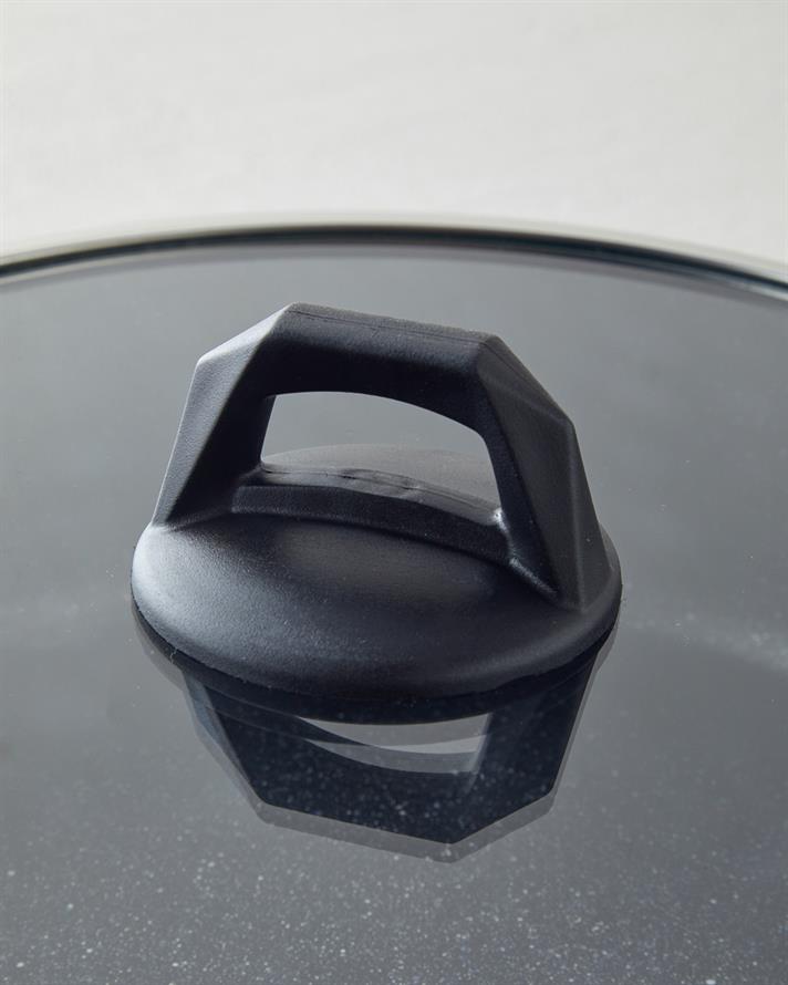 Porto Premium Set Vase De Bucătărie 26-26 cm Negru