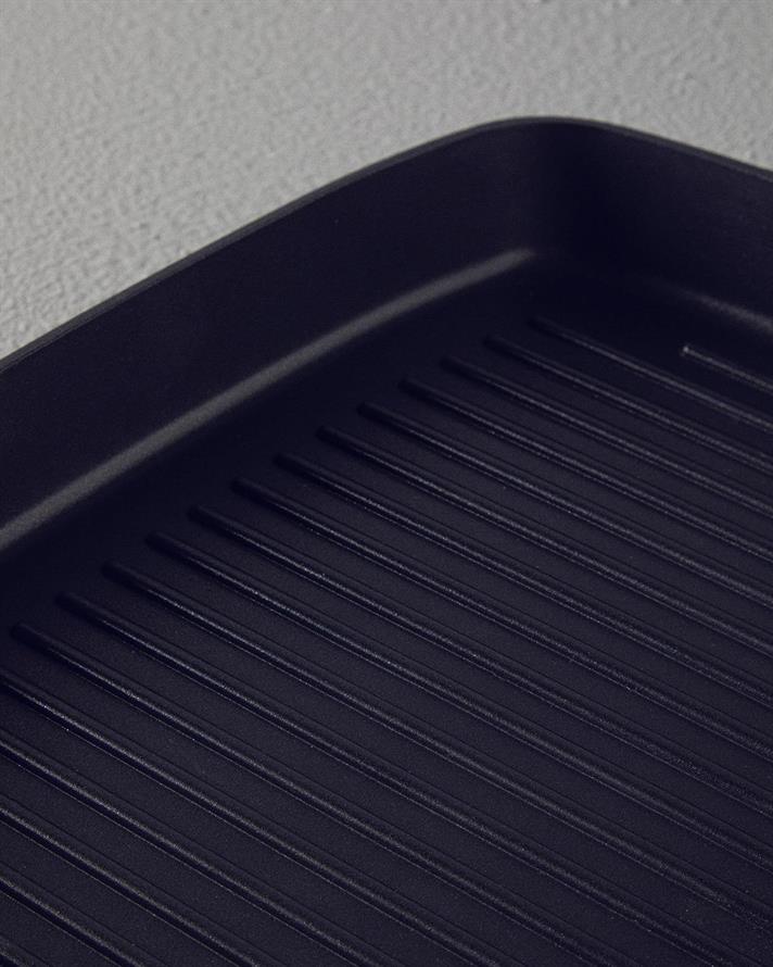 Prime Aluminiu Turnat Tigaie Grill 30 cm Negru