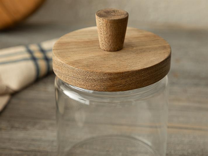 Primo Borosilicate Glass Jar 800 ml Transparent