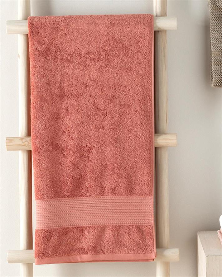 Deluxe Low Twist Low Twist Bath Towel 70x140 cm Rose Color