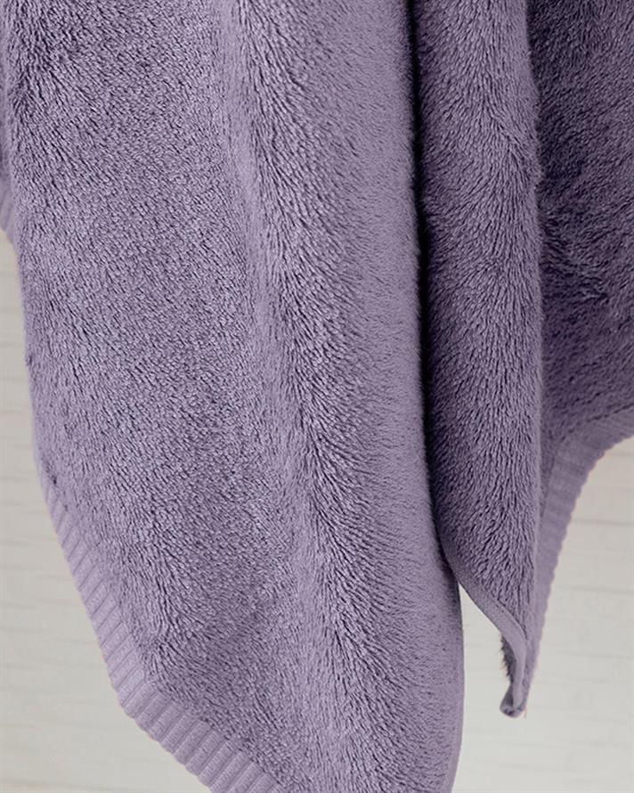 Leafy Bamboo Bath Towel 70x140 cm Lilac.
