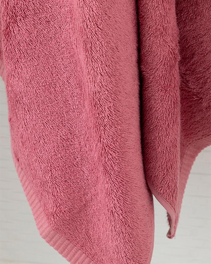 Leafy Bamboo Bath Towel 70x140 cm Rose Color