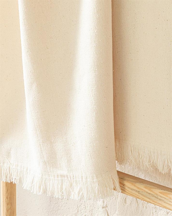 Natural Cotton Bath Towel 70x140 cm Beige