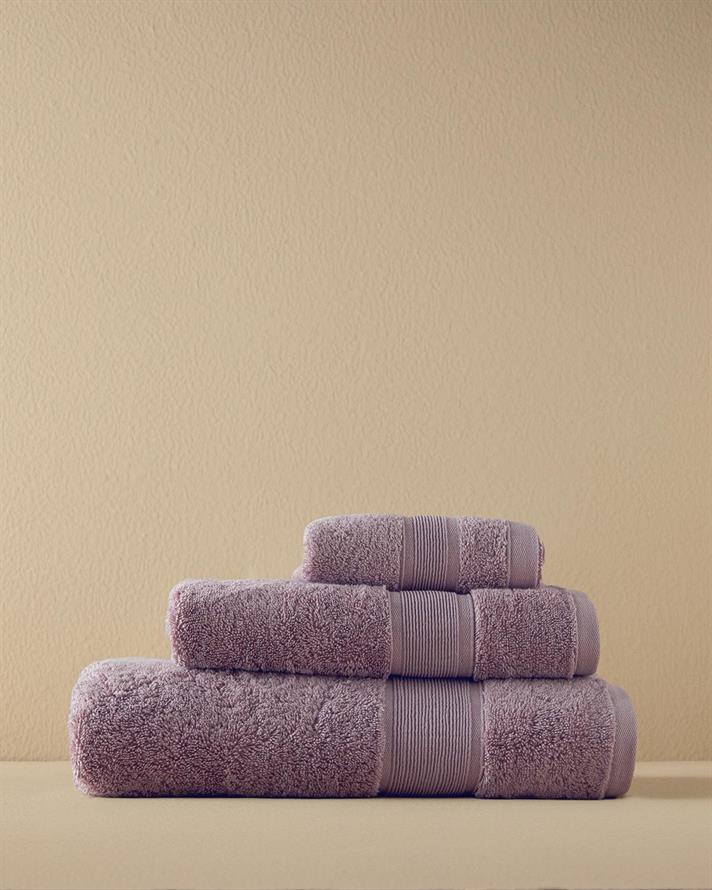 Poffy Cotton Bath Towel 70x140 cm Lilac.