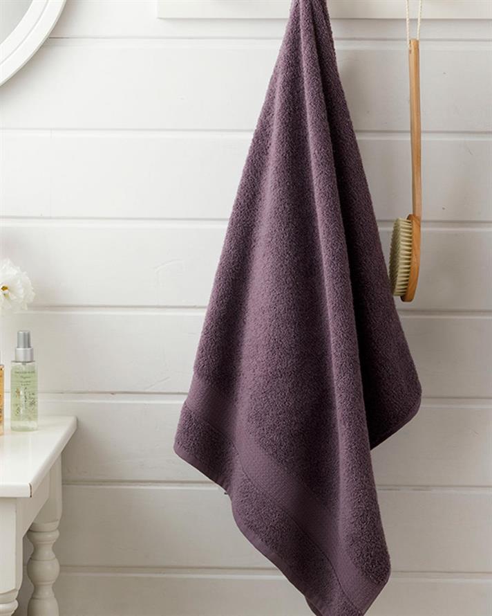 Pure Basic Bath Towel 70x140 cm Dark Purple