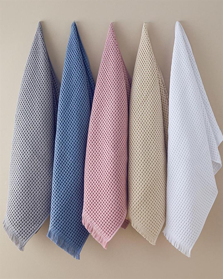 Sofya Cottony Waffle  PROSOP DE BAIE 70x140 cm Gri.