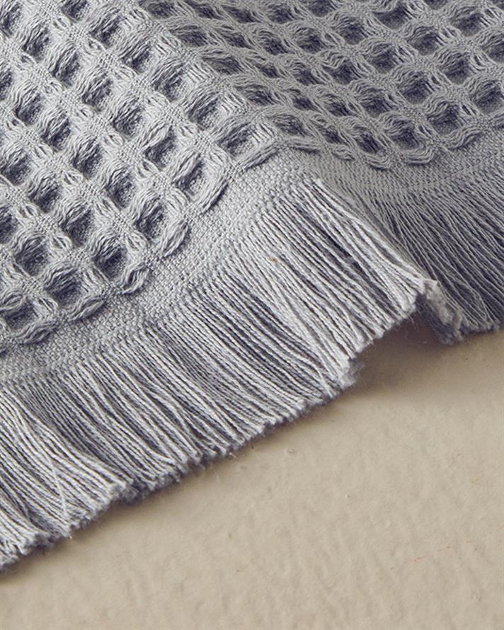 Sofya Cottony Waffle  PROSOP DE BAIE 70x140 cm Gri.