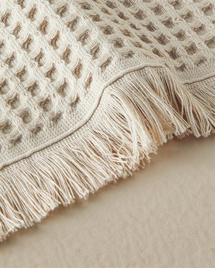 Sofya Cottony Waffle  PROSOP DE BAIE 70x140 cm Bej.