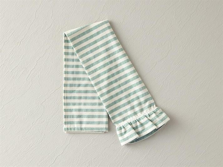 Prosop de bucătărie, Breton Stripe, bumbac, 30x50 cm, verde
