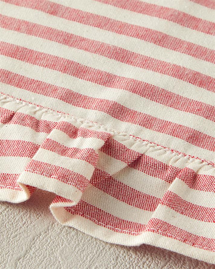 Prosop de bucătărie, Breton Stripe, bumbac, 30x50 cm, roșu