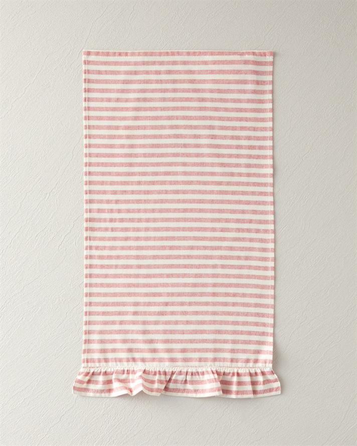Prosop de bucătărie, Breton Stripe, bumbac, 30x50 cm, roșu