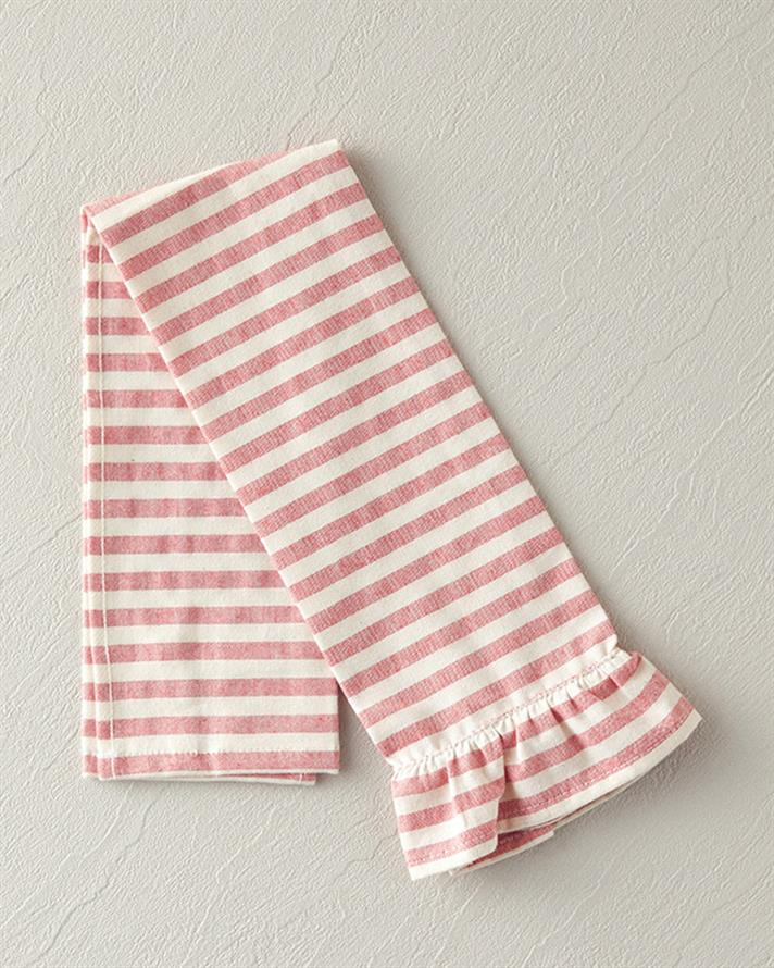 Prosop de bucătărie, Breton Stripe, bumbac, 30x50 cm, roșu