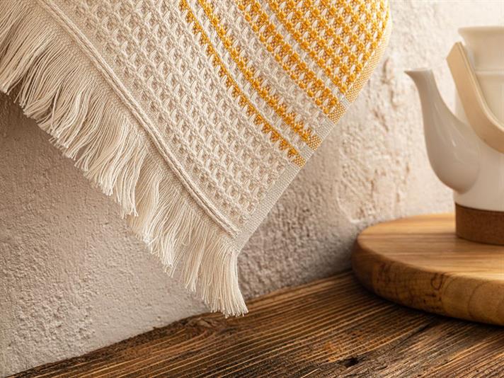 Prosop de bucătărie, Lemu, bumbac, 40x60 cm, portocaliu