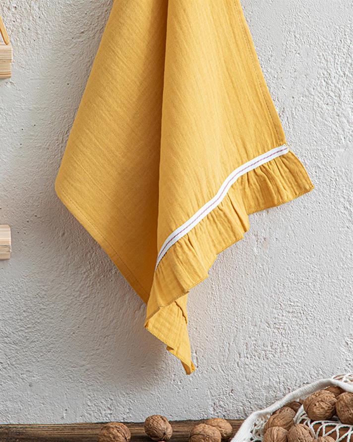 Mussola Cotton Drying Cloth 40x60 cm Yellow