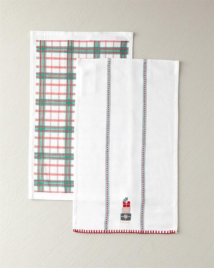 Prosop de bucătărie, Plaid Check, bumbac, 30x50 cm, roșu