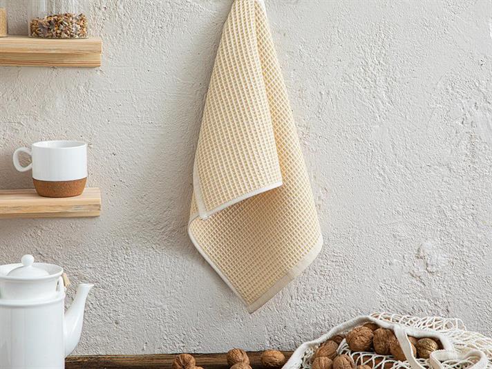 Relief Cotton Drying Cloth 30x50 cm Yellow