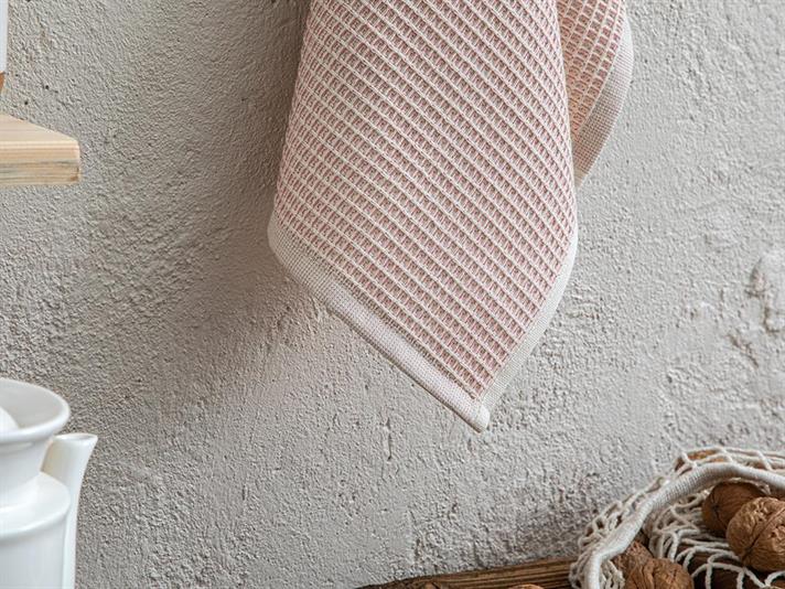 Relief Cotton Drying Cloth 30x50 cm Pink