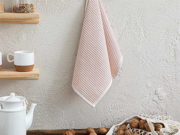 Relief Cotton Drying Cloth 30x50 cm Pink