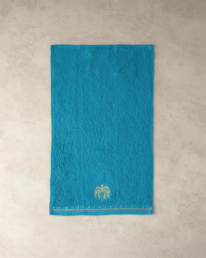 Jacquard Lavetă Uscare 30x50 cm Albastru