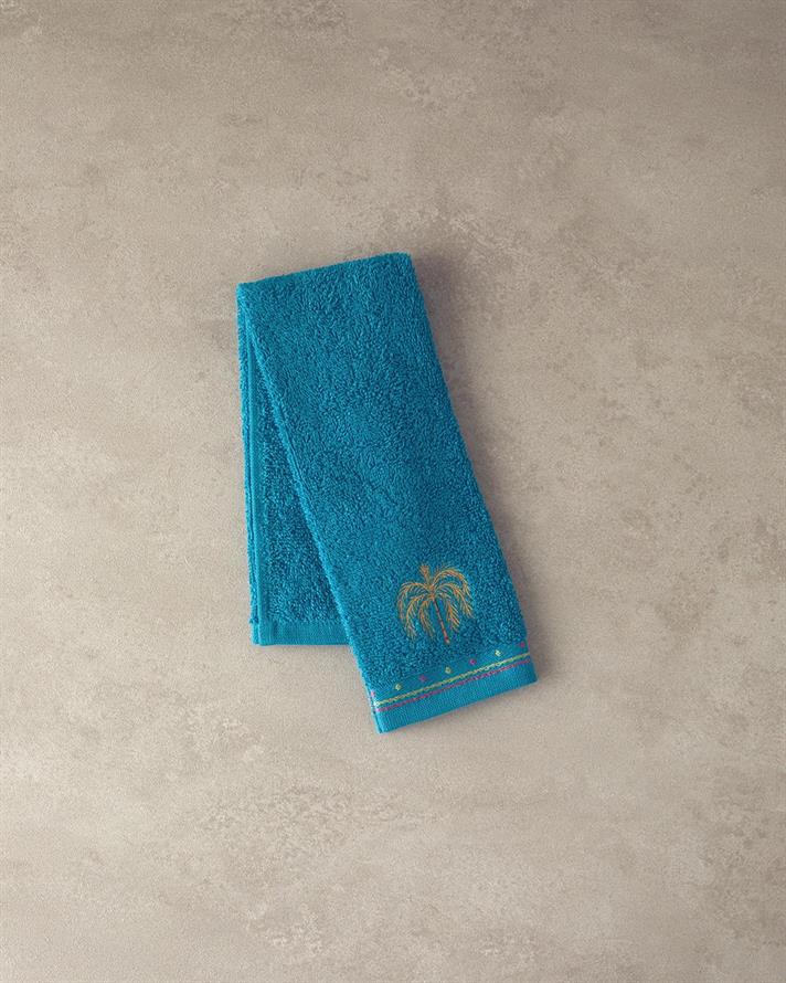 Jacquard Lavetă Uscare 30x50 cm Albastru