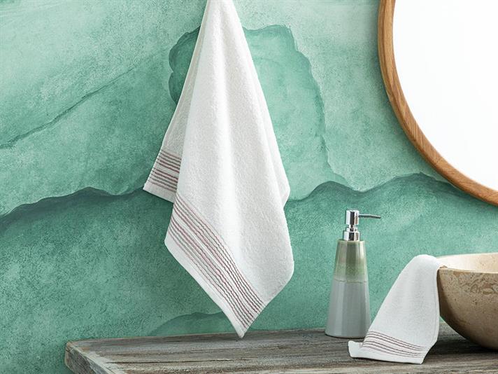 Prosop de față, Arıanna, bumbac, 50x70 cm, ecru