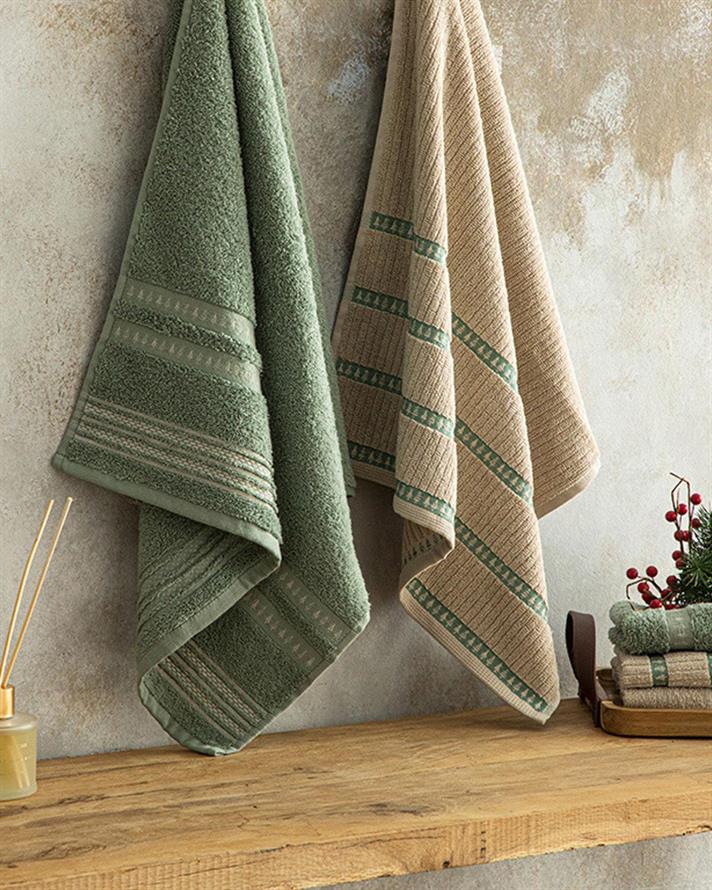 Prosop de față, Camino, bumbac, 50x70 cm, bej