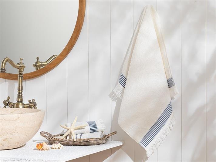 Prosop de față, Cyra, bumbac, 50x70 cm, ecru