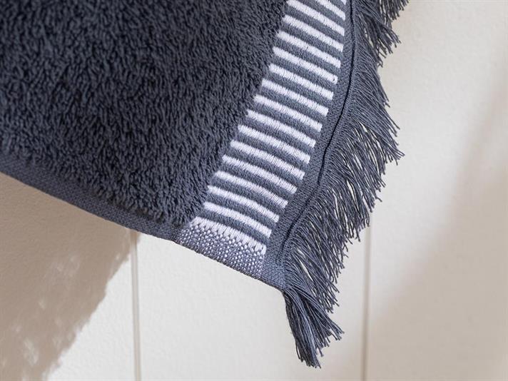 Prosop de față, Cyra, bumbac, 50x70 cm, gri antracit