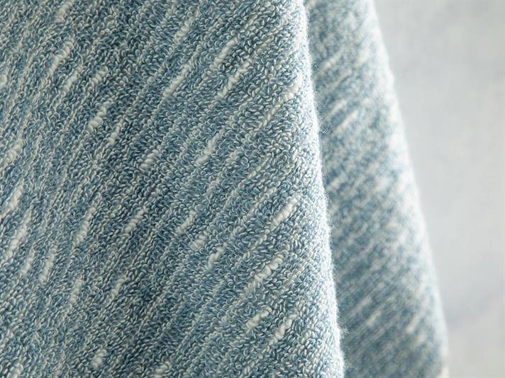 Prosop de față, Hybrid, bumbac, 50x70 cm, ecru - bleu