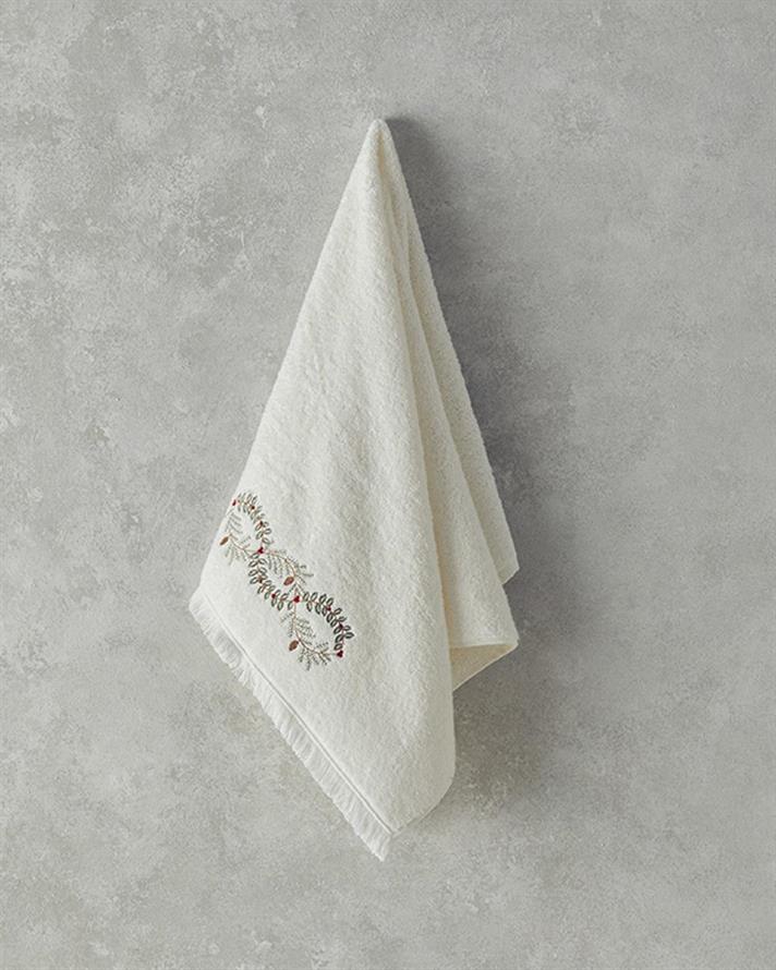 Prosop de față, Infinity, bumbac, 50x80 cm, ecru