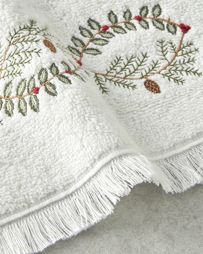 Prosop de față, Infinity, bumbac, 50x80 cm, ecru