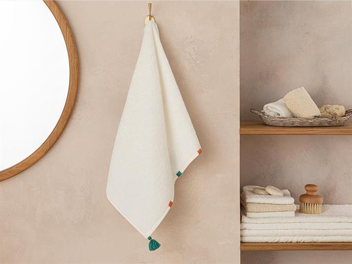 Prosop de față, Lena, bumbac, 50x70 cm, ecru