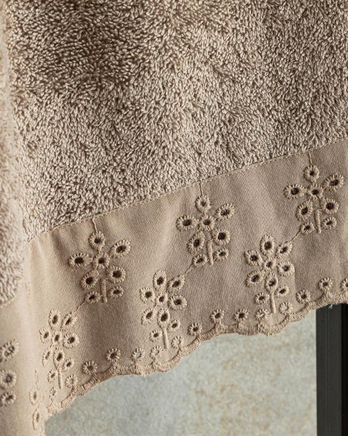 Prosop de față, Lilian, bumbac, 50x70 cm, bej