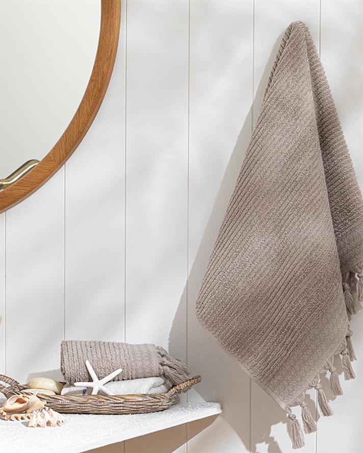 Prosop de față, Lima, bumbac, 50x70 cm, bej